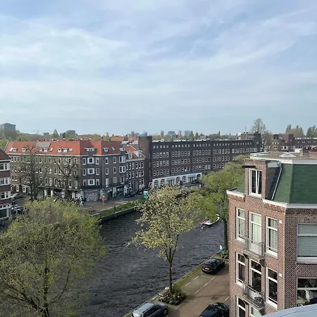 Daire Canal View, Roofterrace Amsterdam